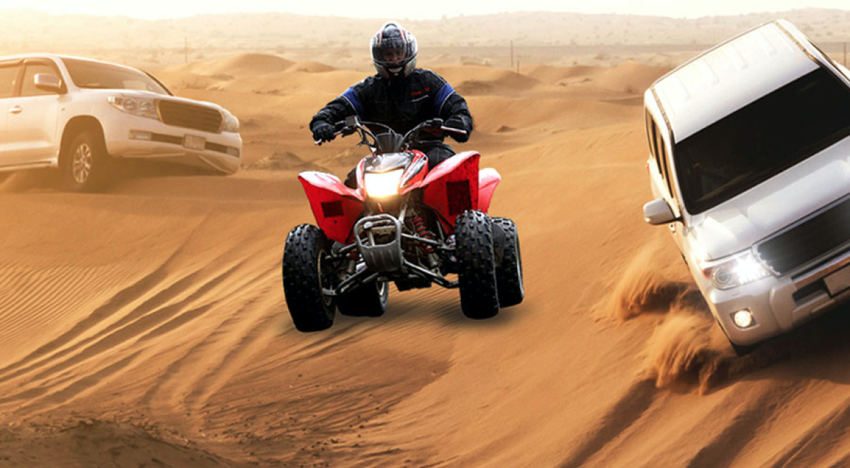 Квадроциклы в пустыне Дубай