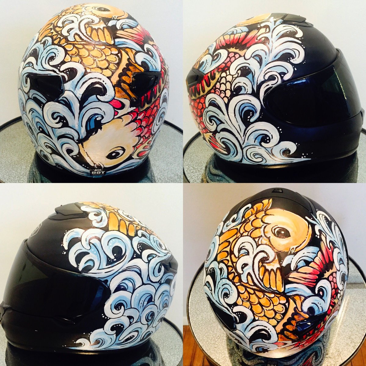 Краска для росписи шлема