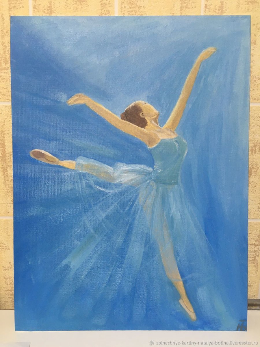 Балерины в синем картина
