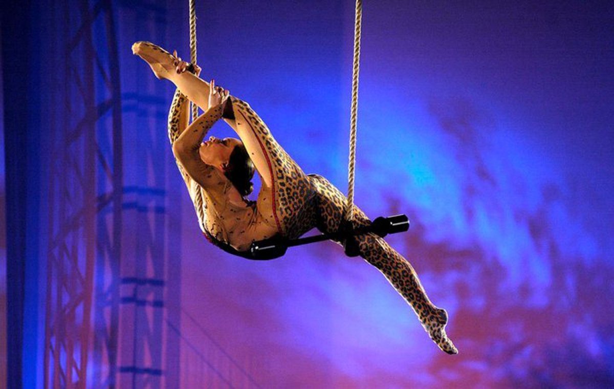 Цирк дю солей воздушная гимнастка