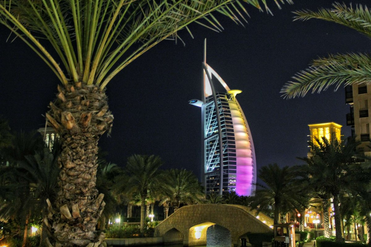 Бурдж Аль-араб Дубай сад