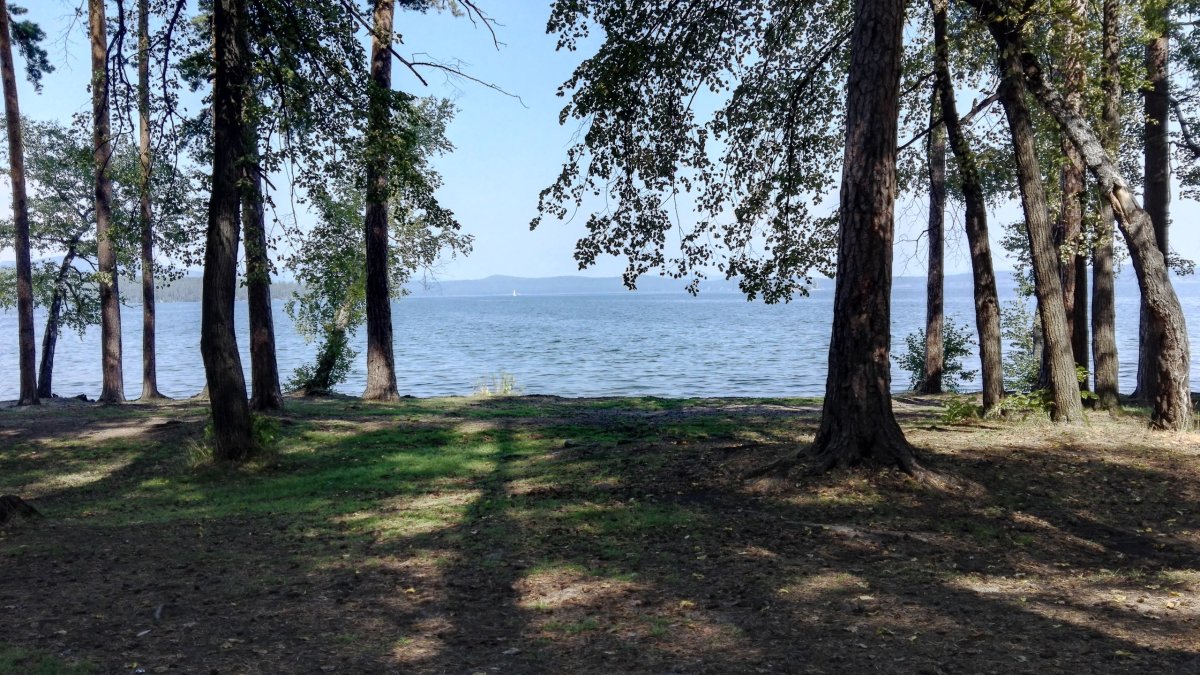 Лагерь на озере Тургояк