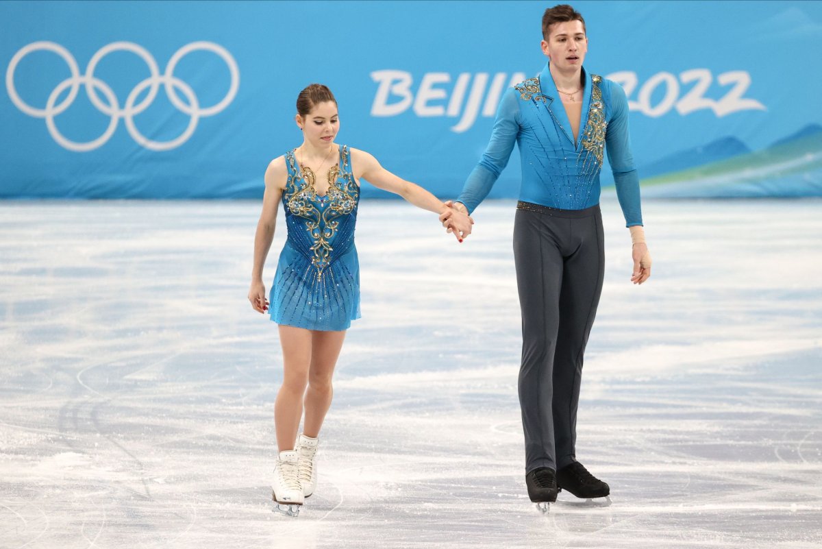 Анастасия Мишина и Александр Галлямов олимпиада