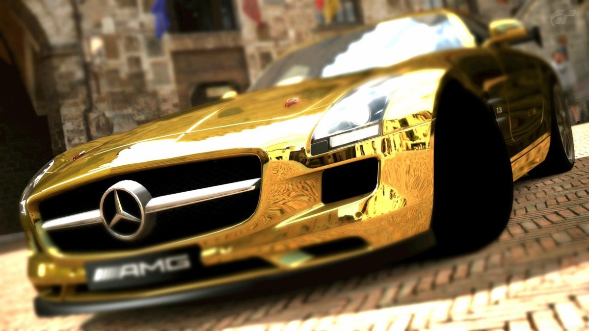 Mercedes Benz AMG Gold