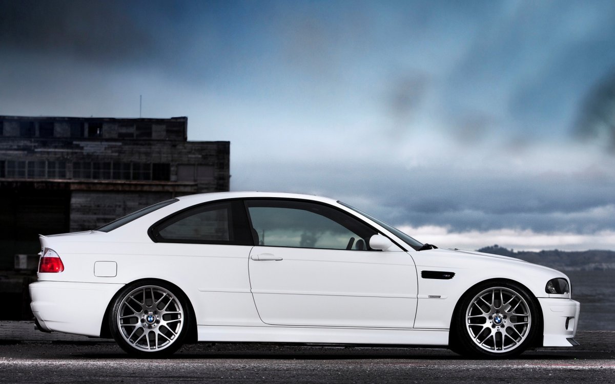 BMW e46 Coupe White