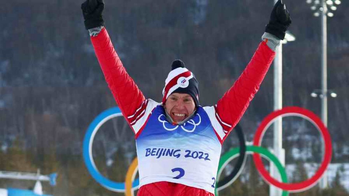 Олимпийский чемпион по лыжам Александр Большунов