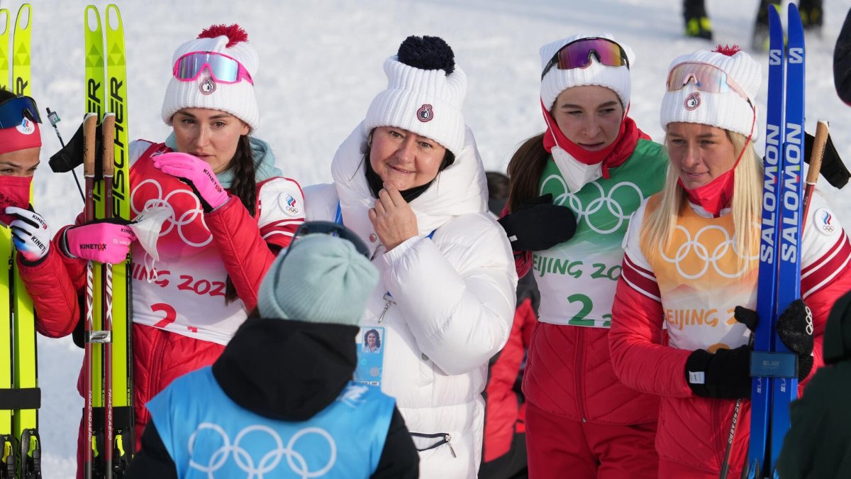 Елена Вяльбе на Олимпиаде 2022