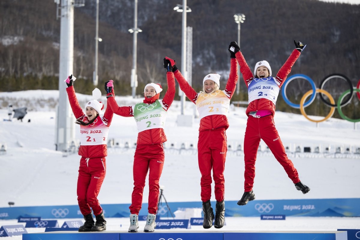 Юлия Ступак, (лыжные гонки, эстафета 2022