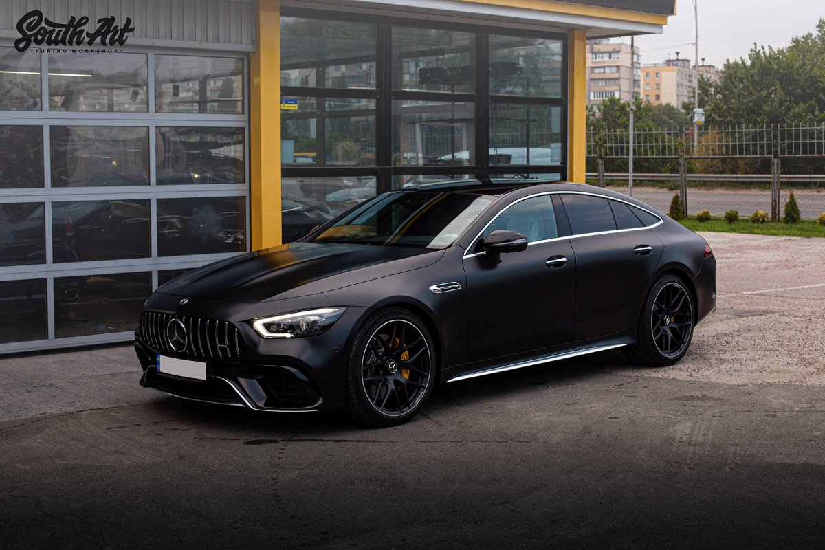 Mercedes AMG gt 63 черный