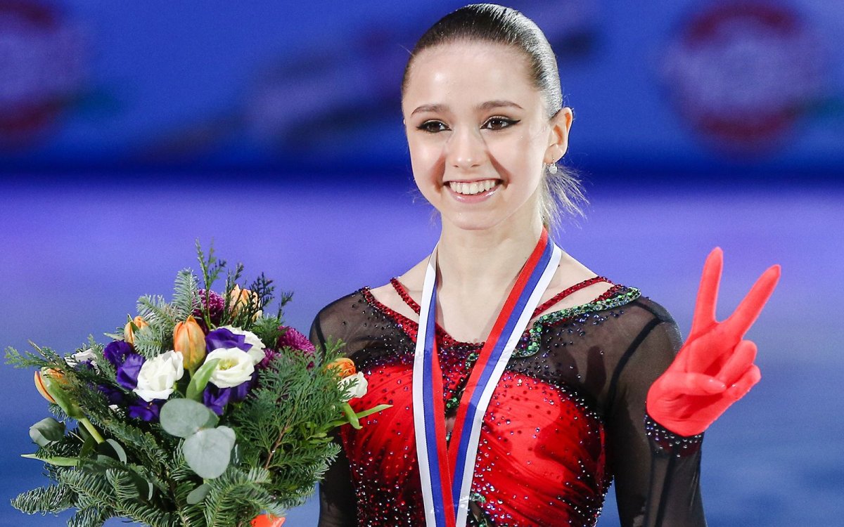 Камила Валиева олимпиада награждение