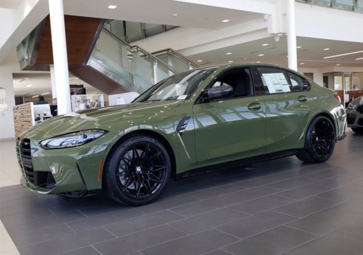 BMW m3 g80 Urban Green