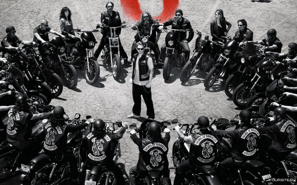 Sons of Anarchy байкеры