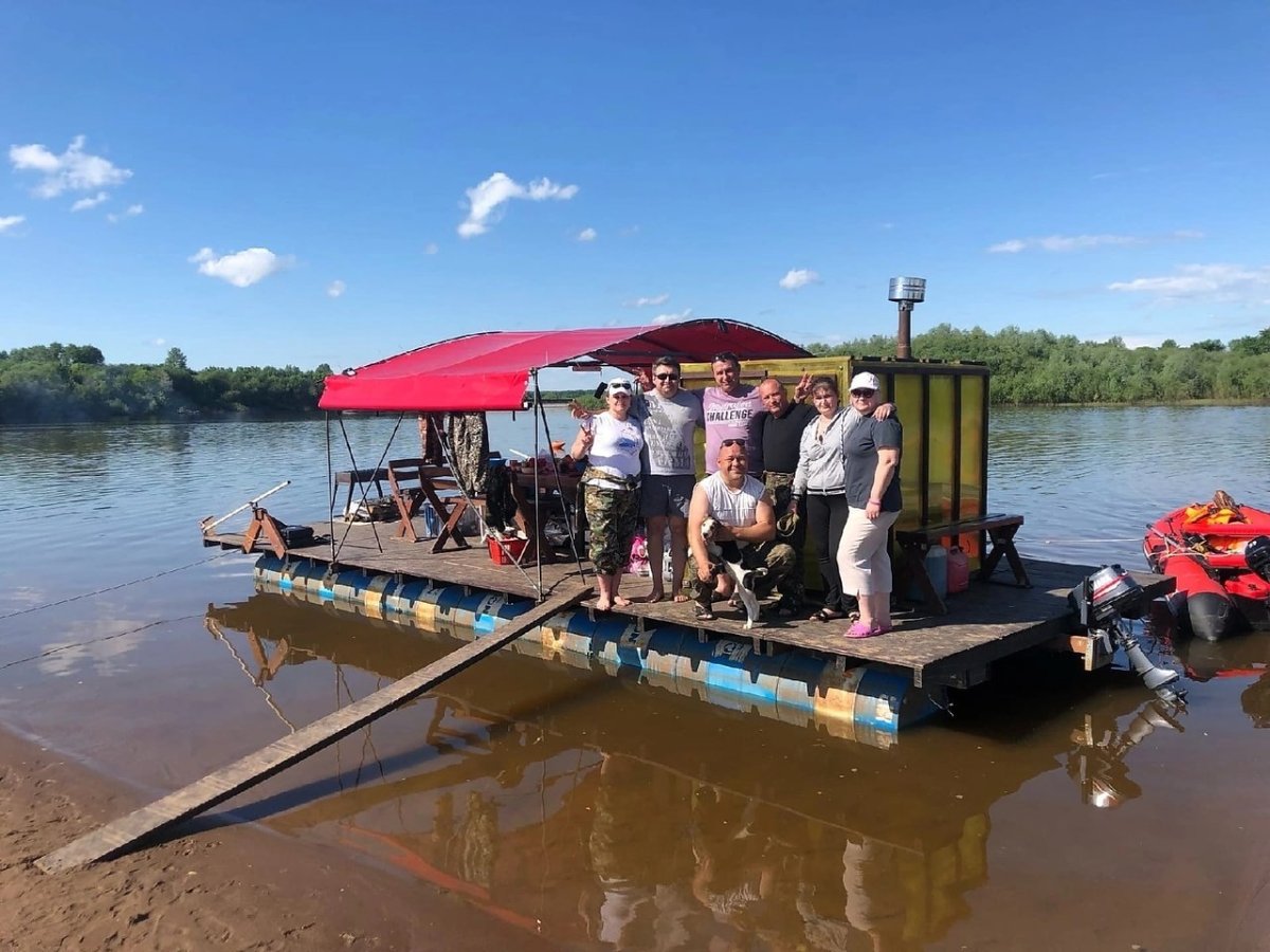 Сплав на плоту Киров