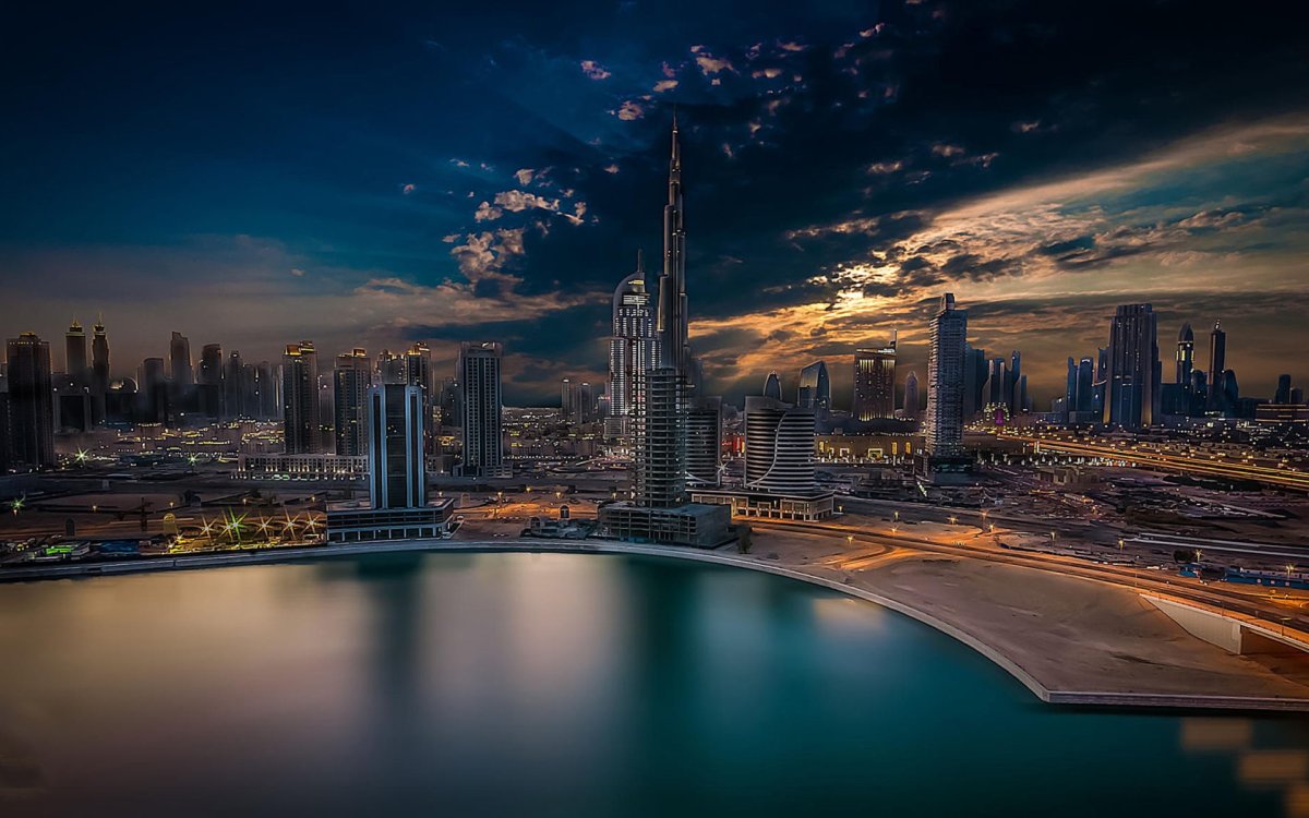 Дубай Бурдж Халифа 4k