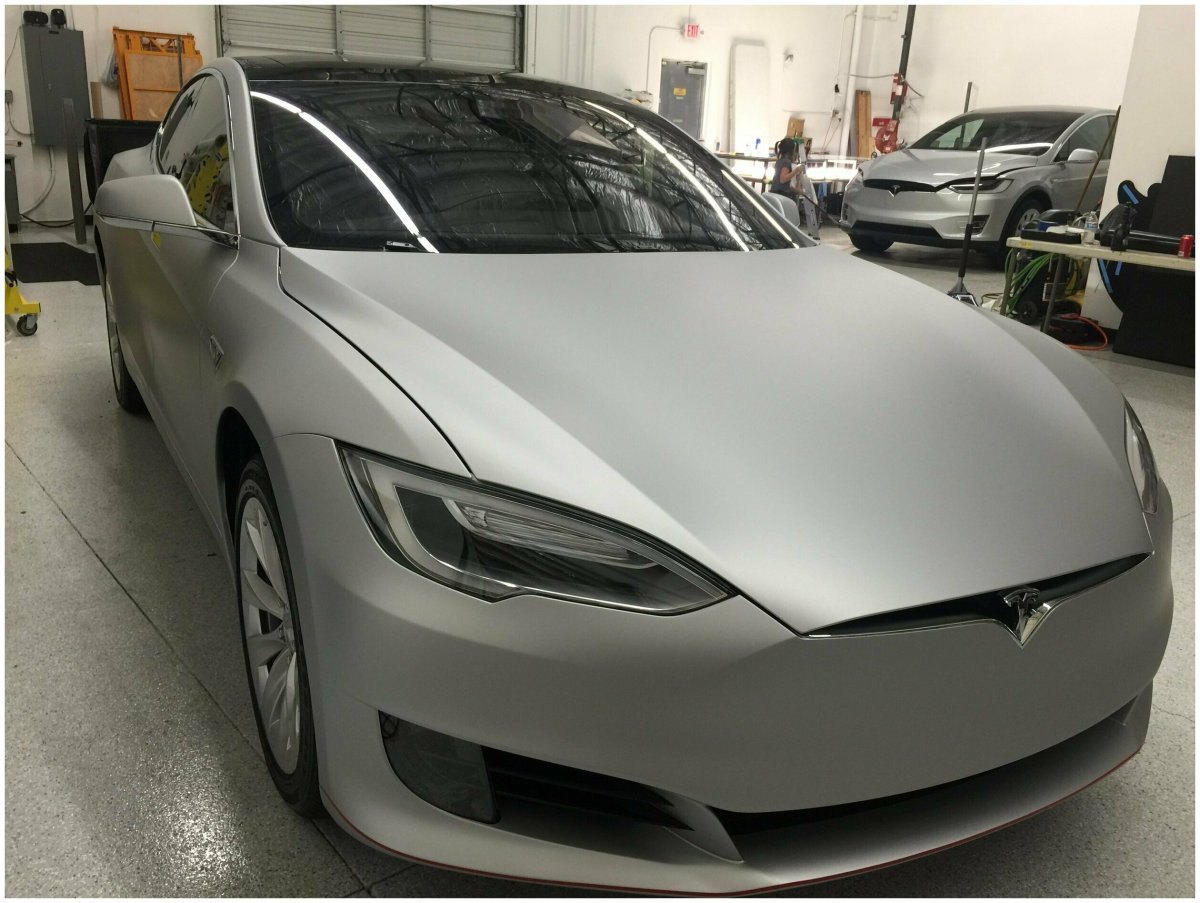 Tesla model 3 Silver Matt