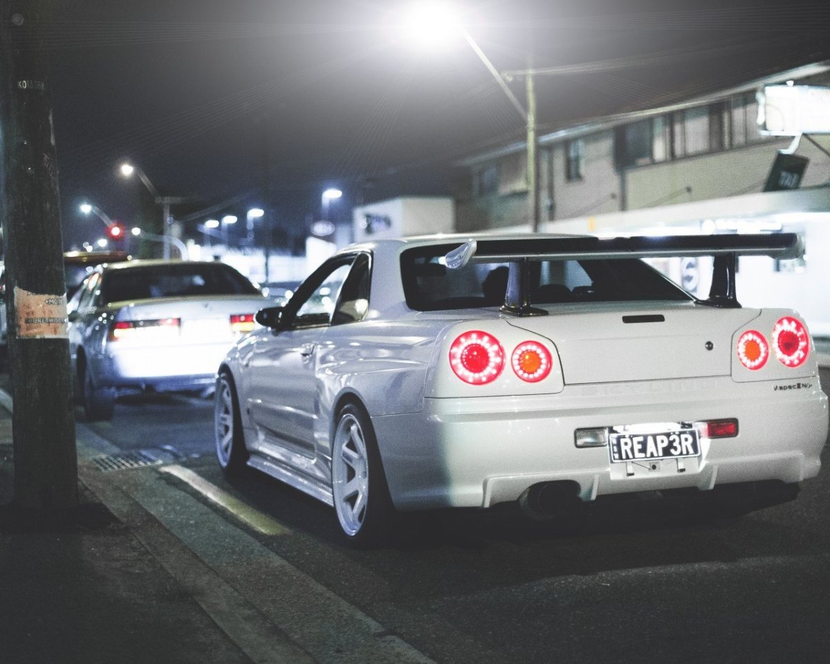 Nissan Skyline GTR r34 зад