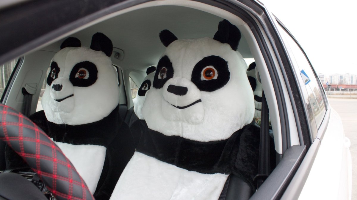 Чехлы на авто Панда