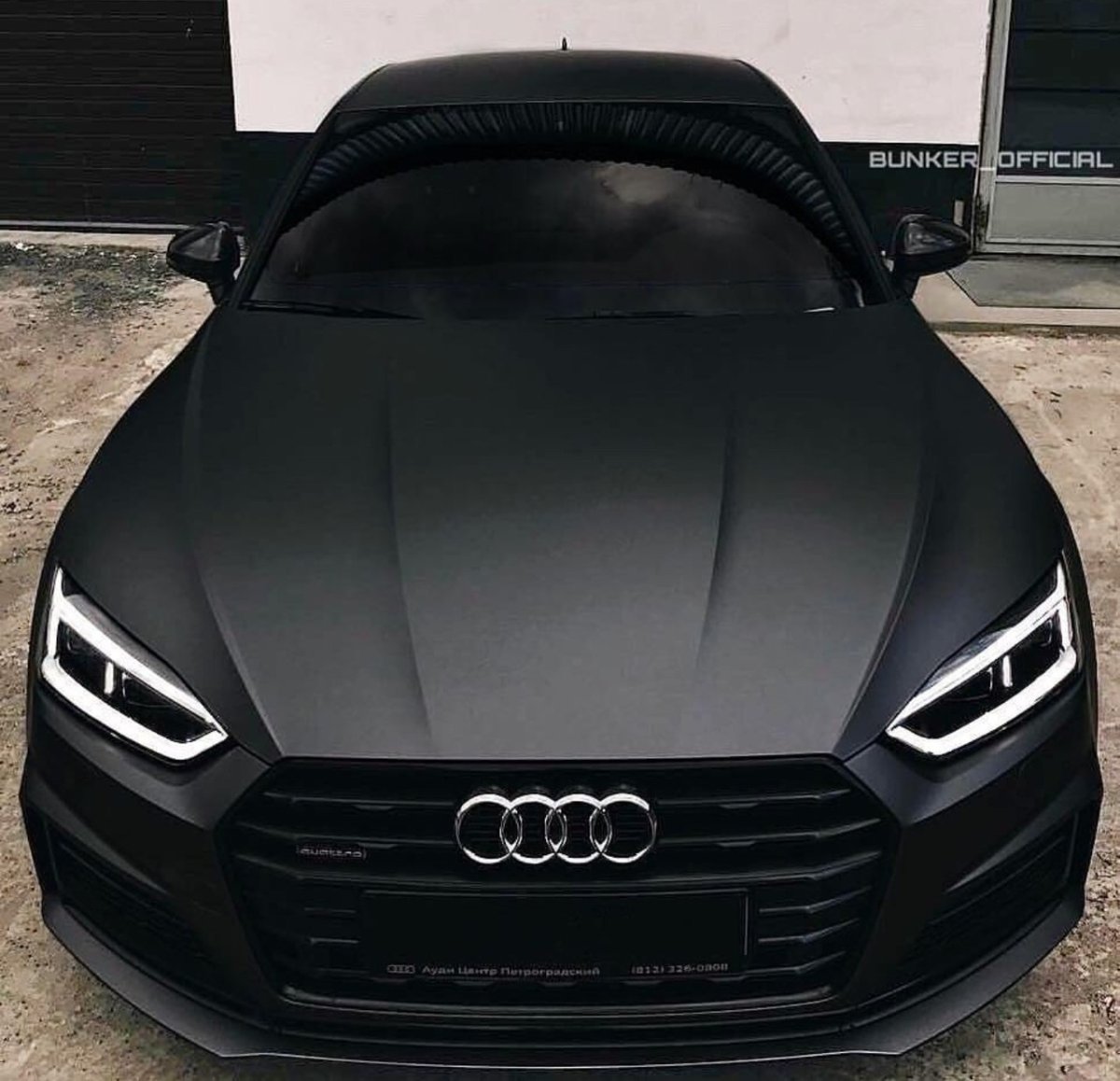 Ауди а5 черная матовая