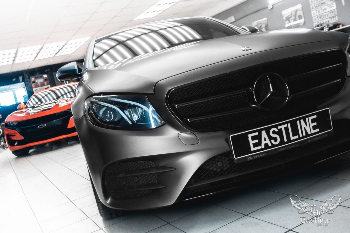 Мерседес антихром матовый