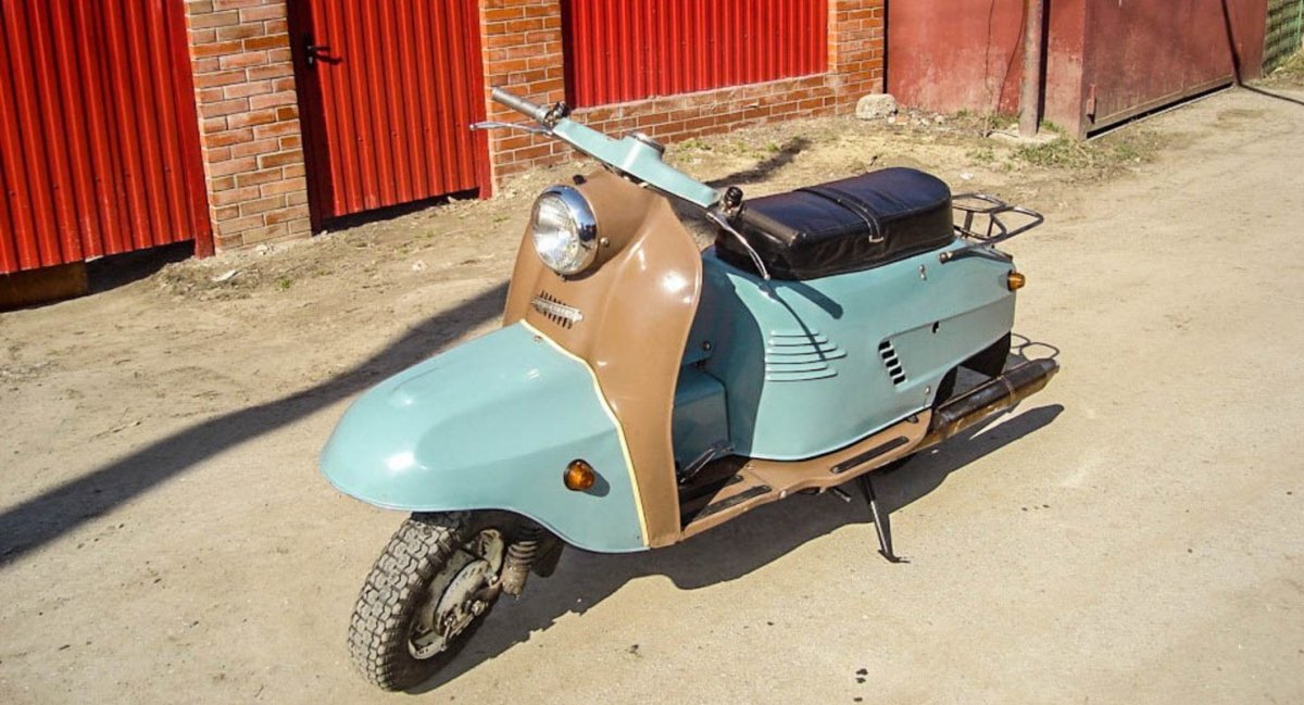 Советский мотороллер Тулица