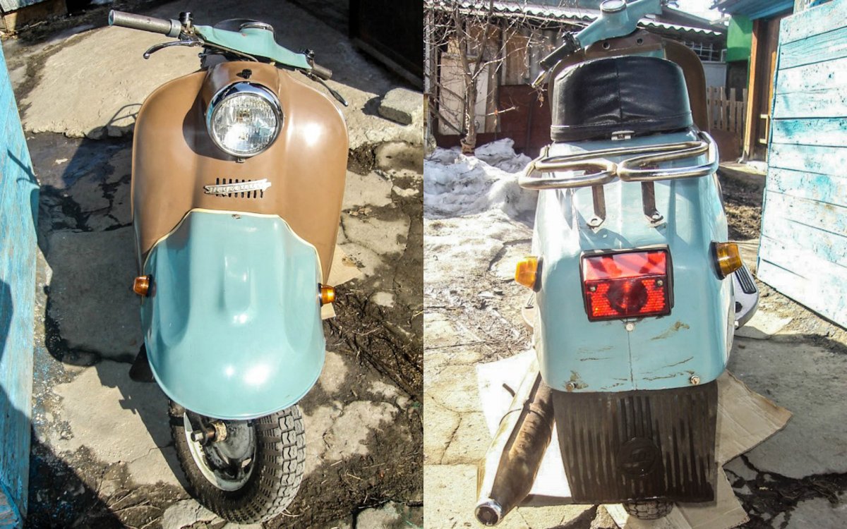 Тулица мотороллер новый