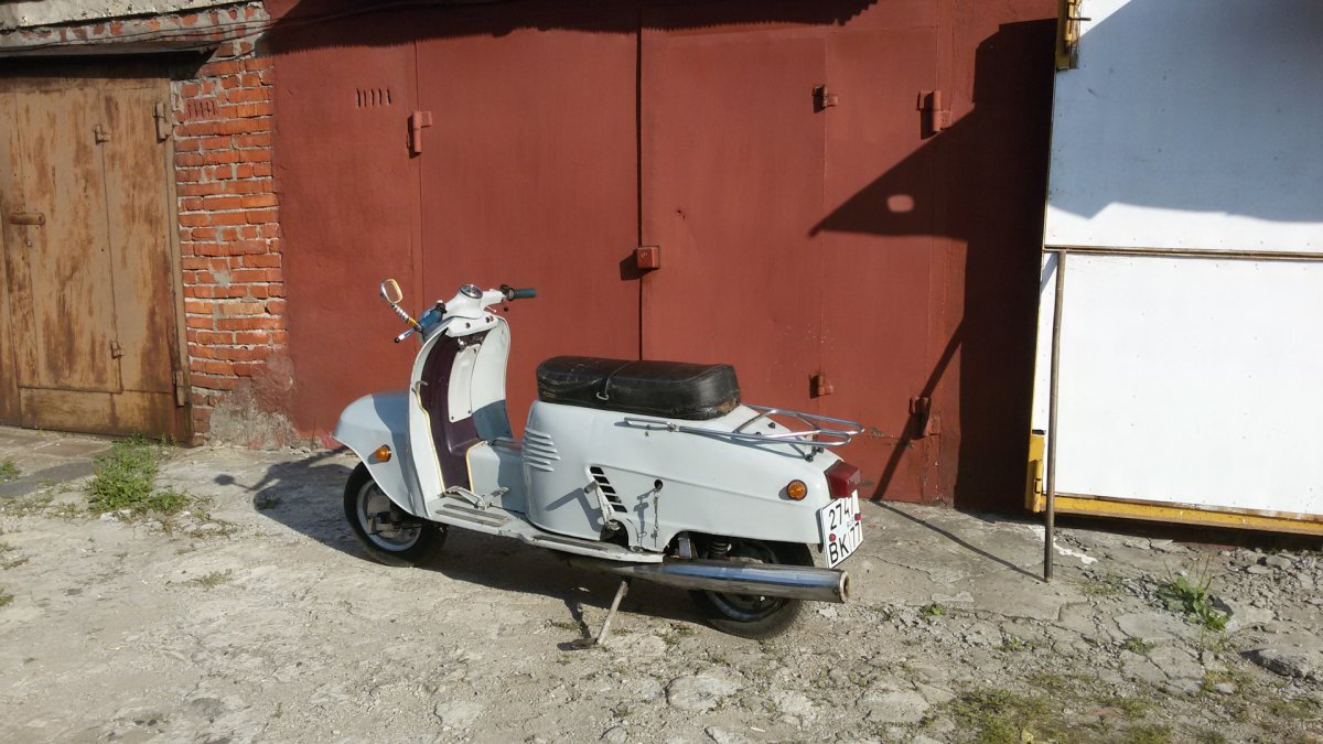 Кикстартер мотороллер Тулица