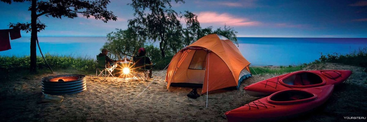 Увильды кемпинг с палатками