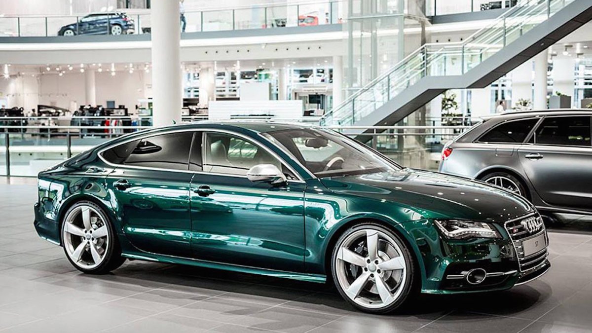 Audi a6 Emerald Green