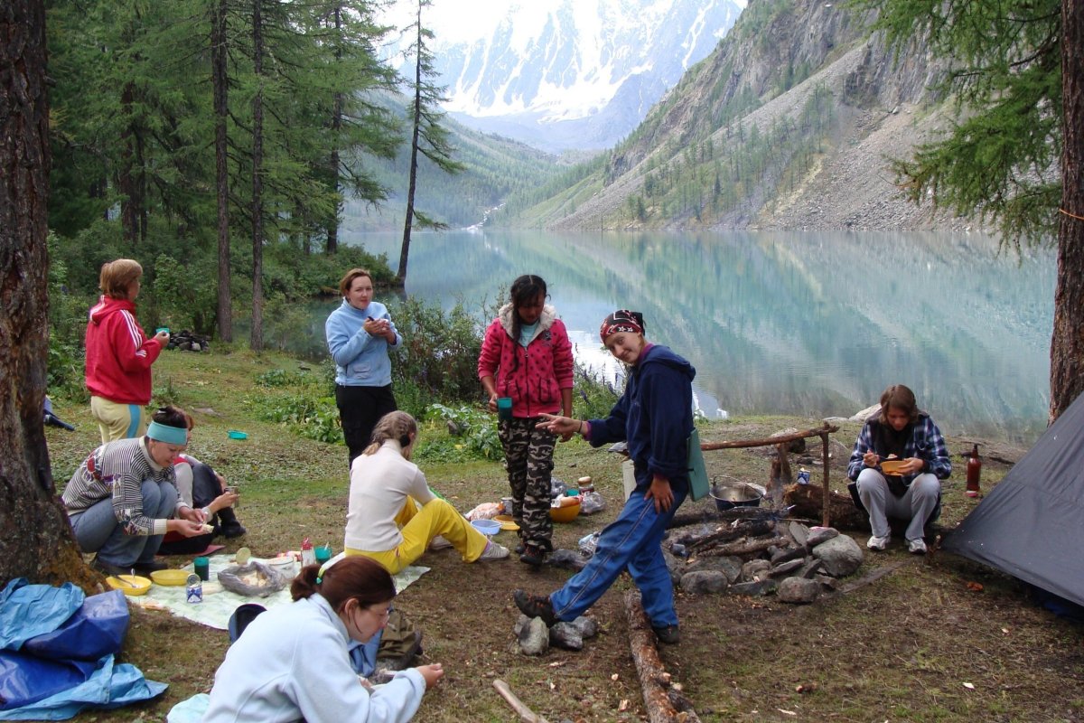 Горный Алтай туристы