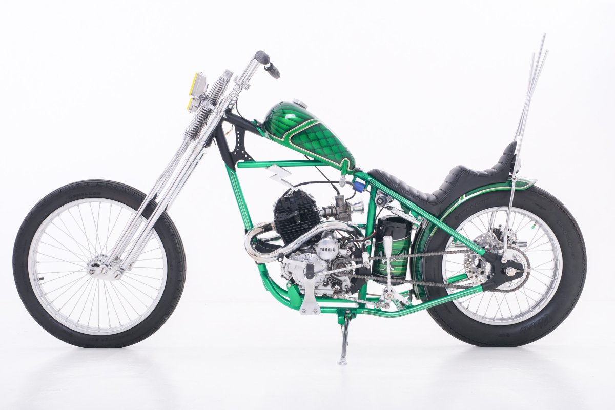 Чоппер Yamaha зеленый