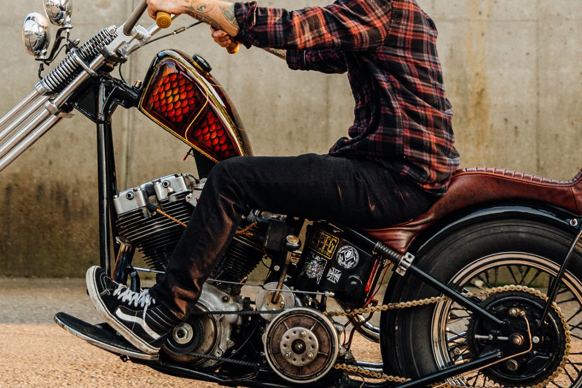 Harley Davidson shovelhead Момоа