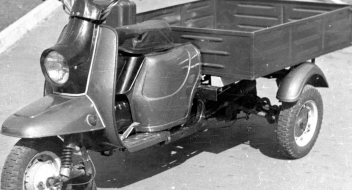 1976 Год пластиковый мотоцикл трёхколесный выпуска из Германии