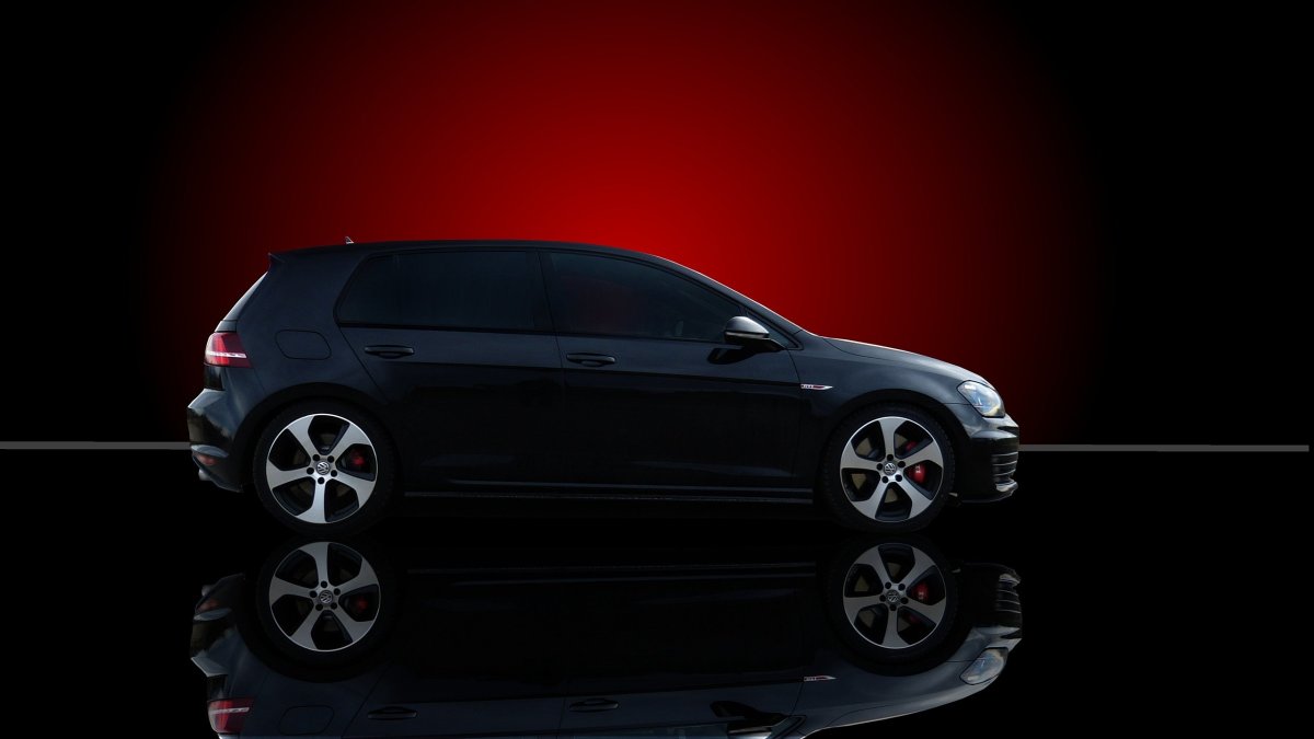 VW Golf GTI 7 Black