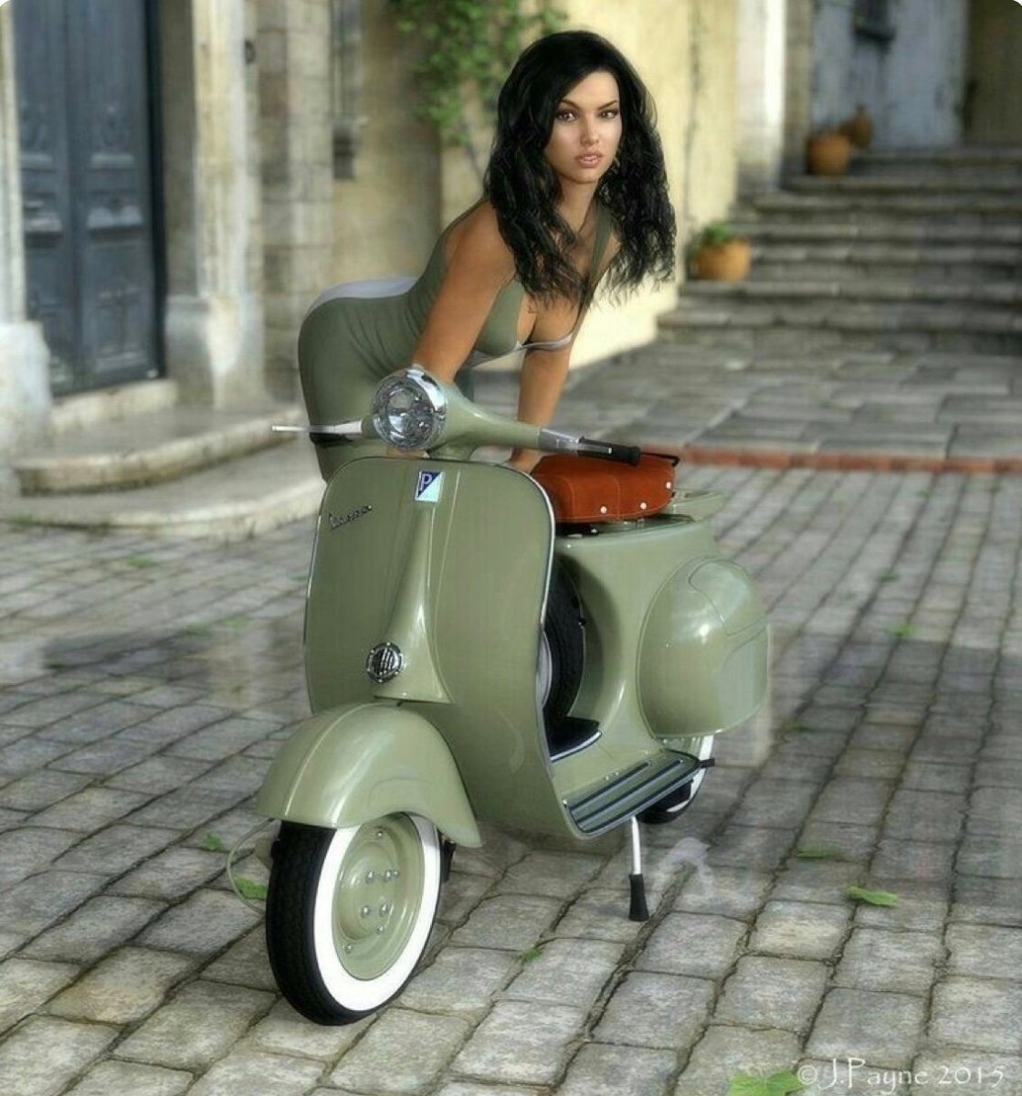 Скутер Vespa 2002