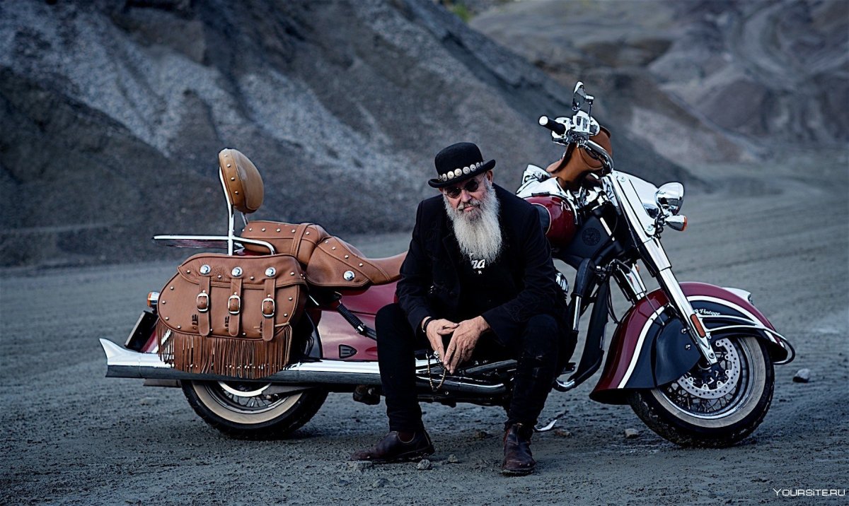 ZZ Top на мотоцикле