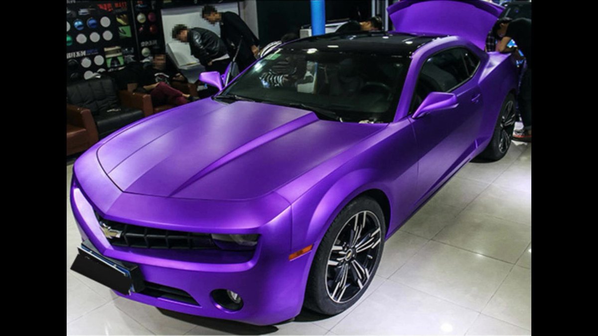 Purple car Chevrolet