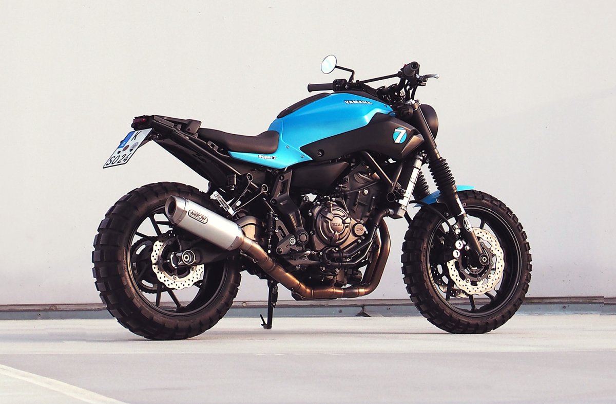 Yamaha MT 07 Скрамблер