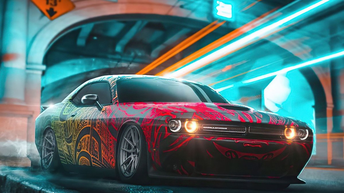 Обои dodge Challenger 4k