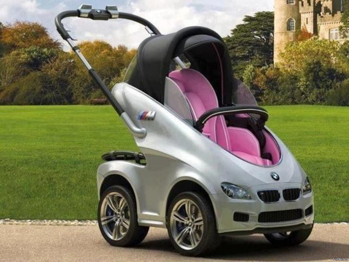Коляска BMW для новорожденного 3в1