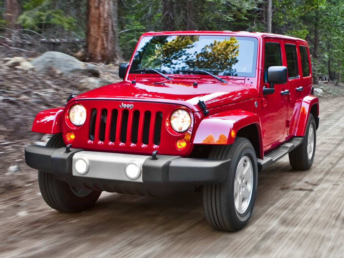 Jeep красный