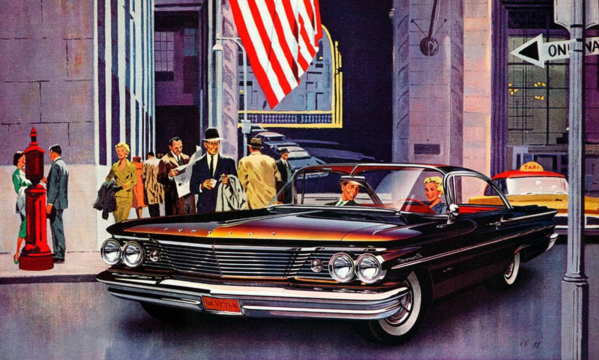 Машины США 50х-60х годов.
