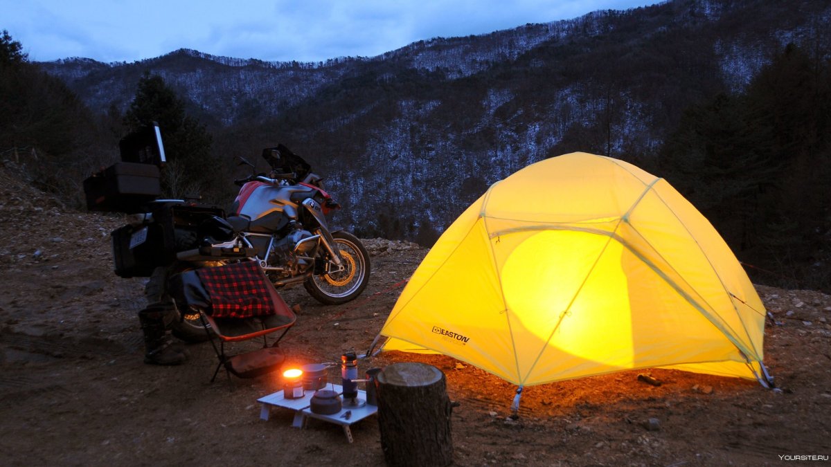 Палатка для мотоцикла
