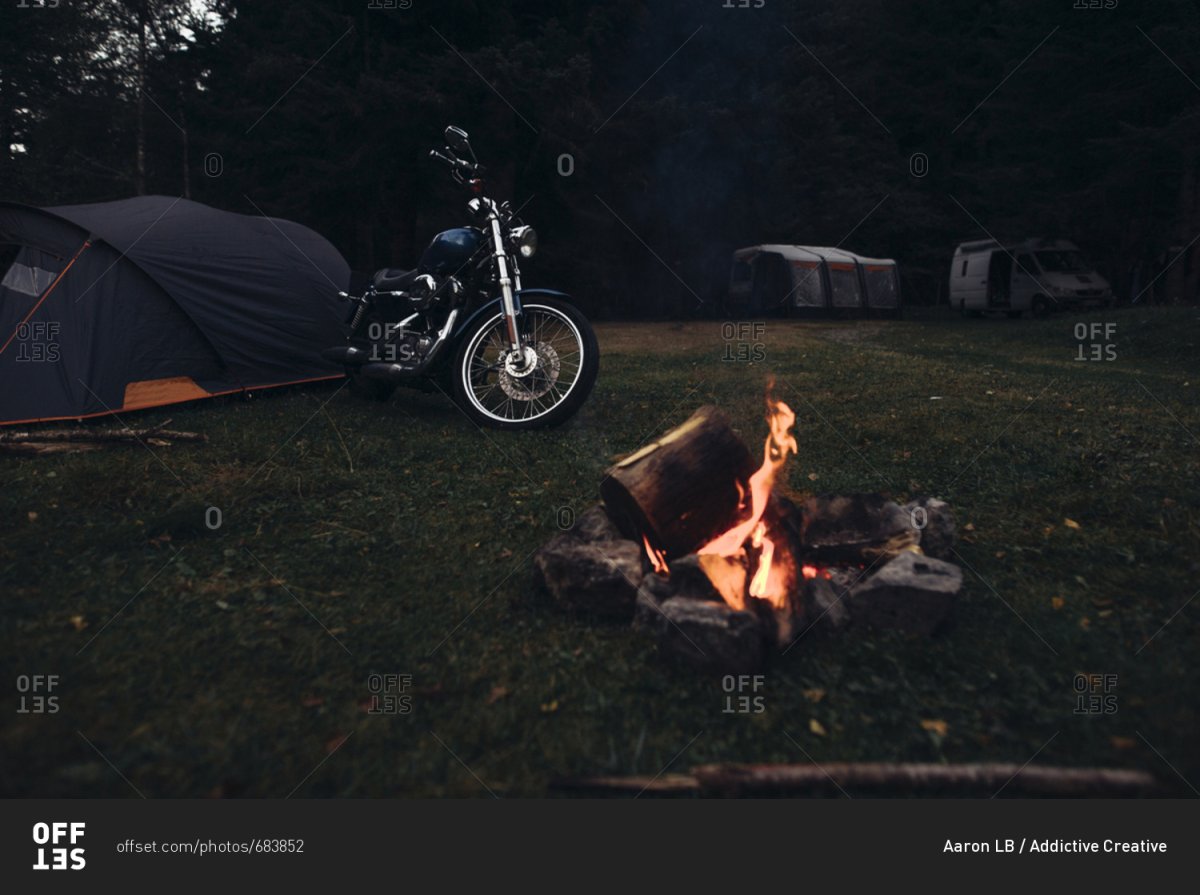 Мото костер