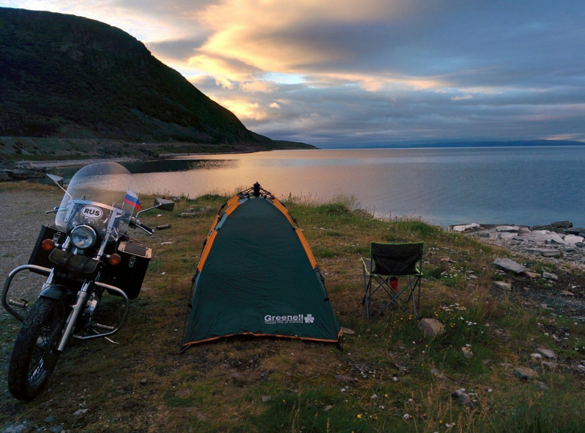 Мотопутешествие с палаткой