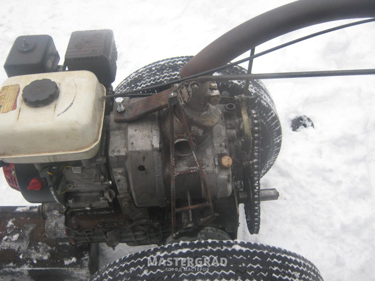 Мотоблок кв-04 на КПП Урал 6.5HP