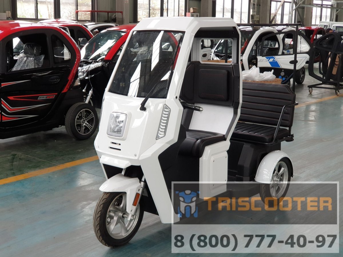 Электроскутер трицикл с кабиной Triscooter ELEJULI