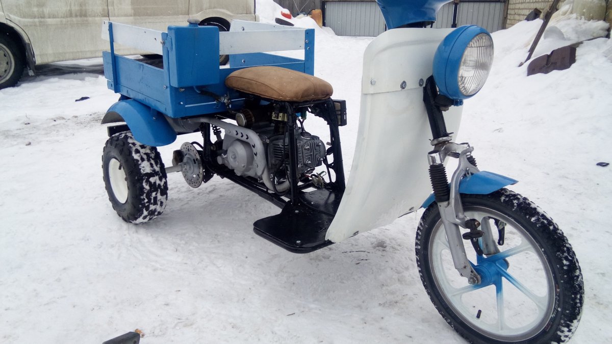 Мотороллер муравей самоделки