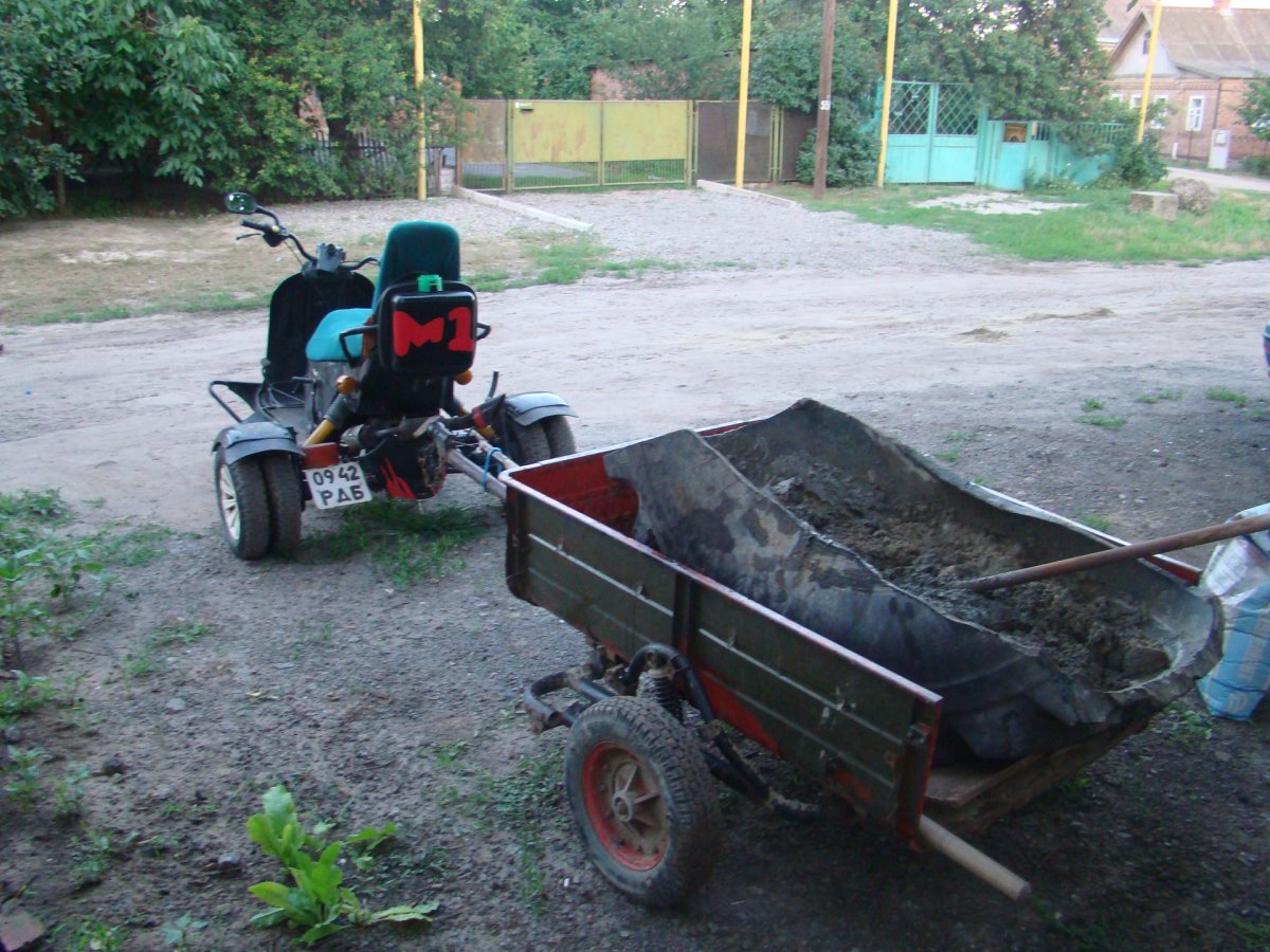 Мотороллер муравей трайк