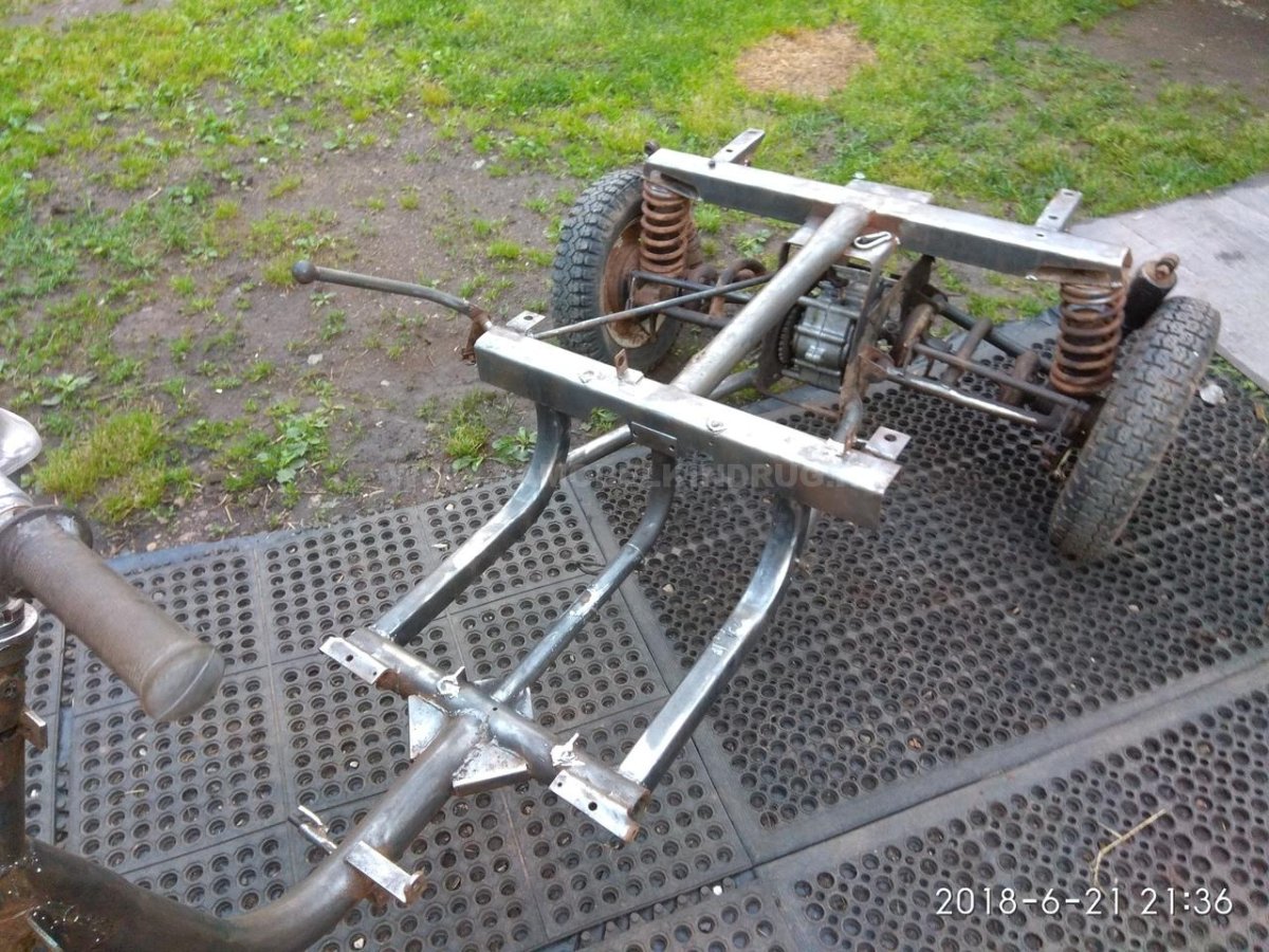 Мотороллер муравей переделки Кулибиных