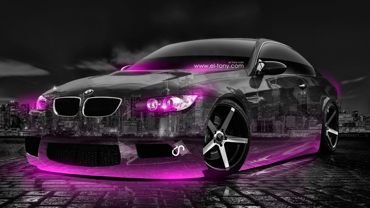 BMW e92 неон